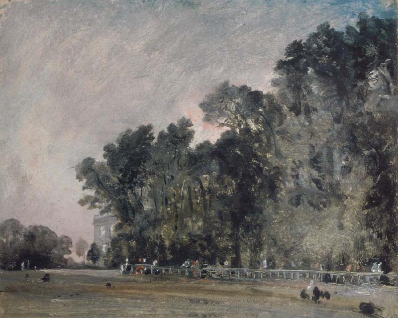John Constable Landscape study:Scene in a park Sweden oil painting art